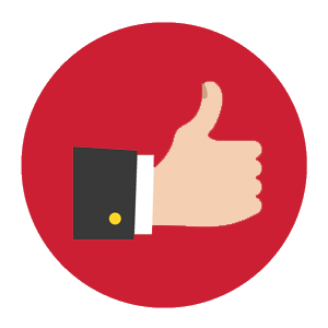 thumbs thank you page